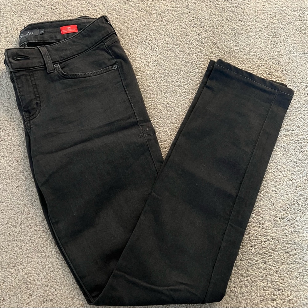 Level 99 Gray Lily Skinny Straight Jenas